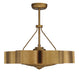 Savoy House - 39-FD-125-54 - Six Light Fan D'lier - Stockholm - Gold Patina