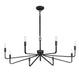 Savoy House - 1-6400-8-190 - Eight Light Chandelier - Salem - Forged Iron