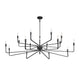 Savoy House - 1-6402-16-190 - 16 Light Chandelier - Salem - Forged Iron