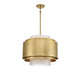 Savoy House - 1-181-4-171 - Four Light Pendant - Beacon - Burnished Brass