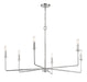 Savoy House - 1-2221-6-109 - Six Light Chandelier - Salerno - Polished Nickel