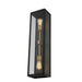 Kalco - 405520BSG - One Light Wall Sconce - Ashland - Matte Black w Sanded Gold