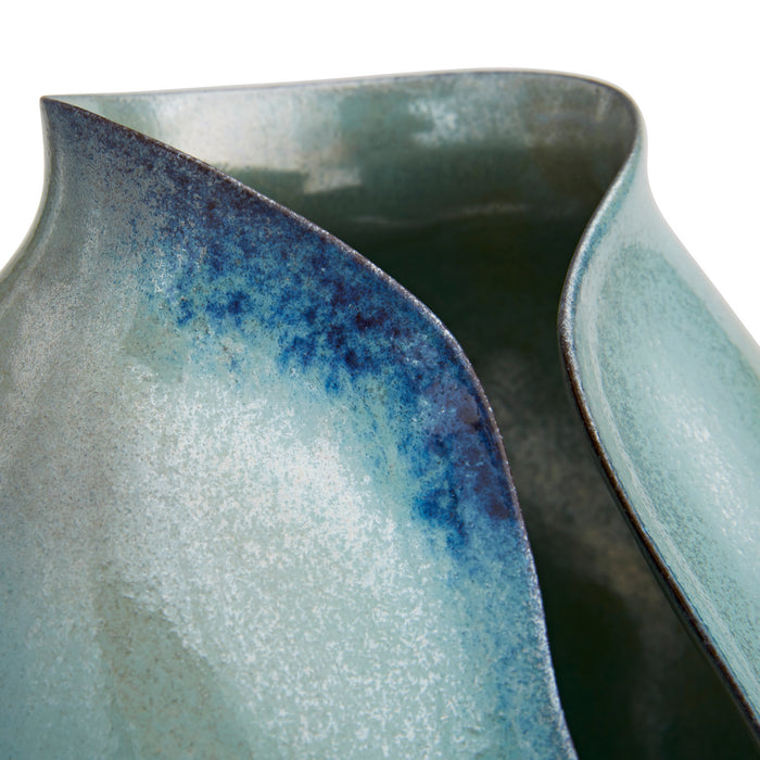 Arteriors - 1085 - Vases, Set of 2 - Isaac - Waterfall Reactive