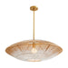 Arteriors - 45625 - One Light Pendant - Hadya - White Ombre