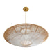 Arteriors - 45625 - One Light Pendant - Hadya - White Ombre