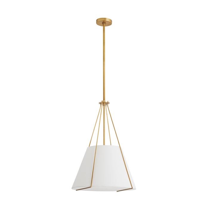 Arteriors - 49693 - One Light Pendant - Heloise - Antique Brass