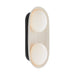 Arteriors - DA49006 - Two Light Wall Sconce - Glaze - Ivory Stained Crackle