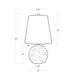 Regina Andrew - 13-1480 - One Light Mini Lamp - Bulle - Clear