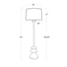 Regina Andrew - 14-1054 - One Light Floor Lamp - Hope - White