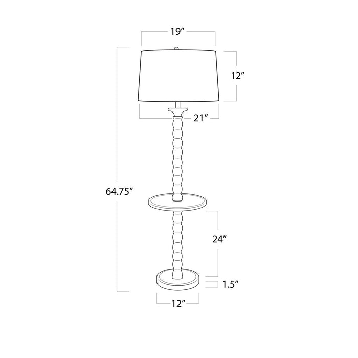 Regina Andrew - 14-1058NAT - One Light Floor Lamp - Perennial - Natural