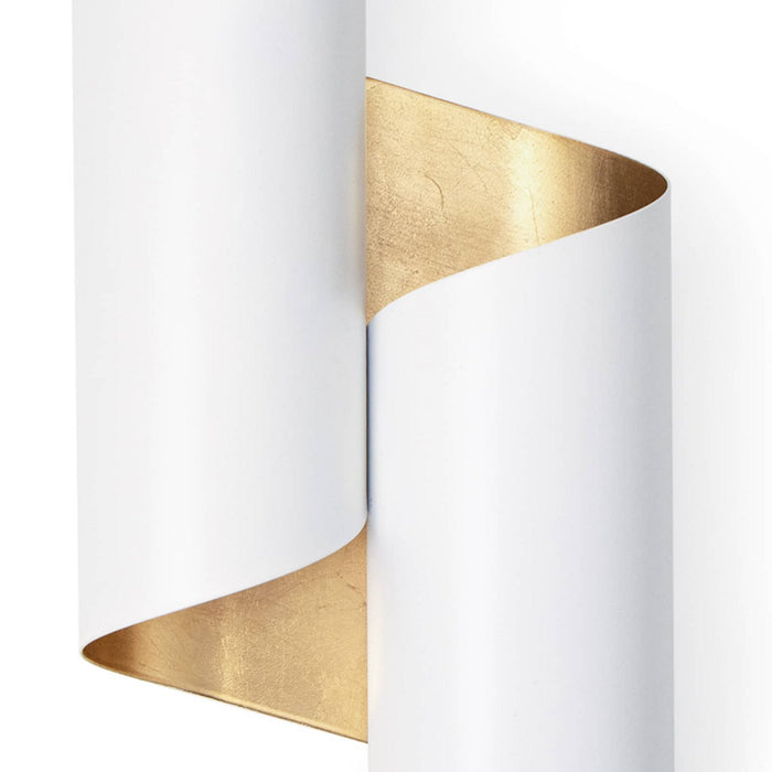 Regina Andrew - 15-1157WT - Two Light Wall Sconce - Folio - White