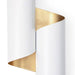 Regina Andrew - 15-1157WT - Two Light Wall Sconce - Folio - White