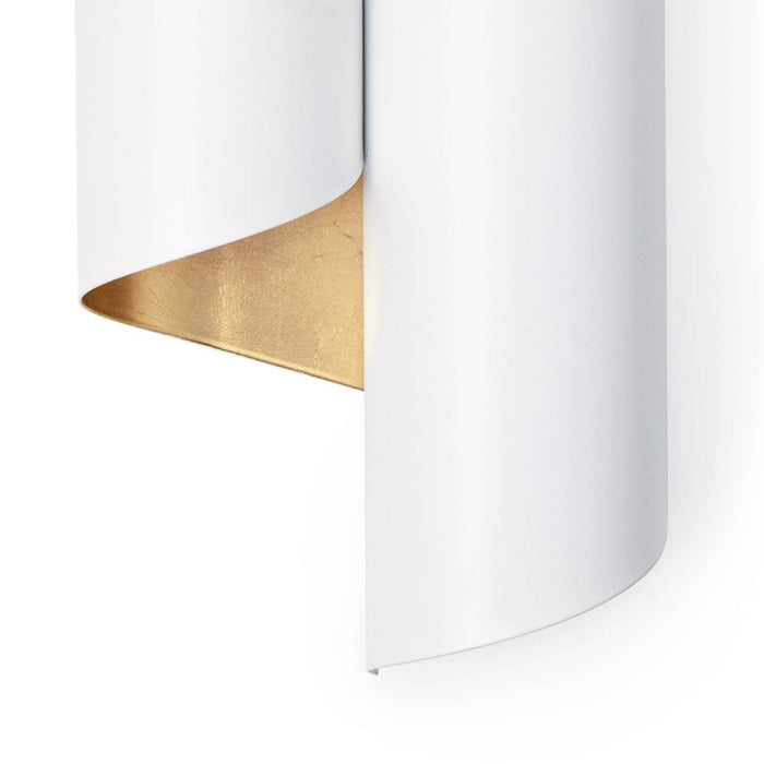 Regina Andrew - 15-1157WT - Two Light Wall Sconce - Folio - White