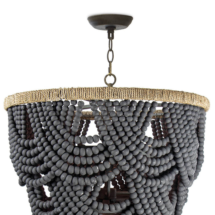 Regina Andrew - 16-1179GRY - Eight Light Chandelier - Lorelei - Grey