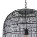 Regina Andrew - 16-1294BLK - One Light Pendant - Fresco - Black