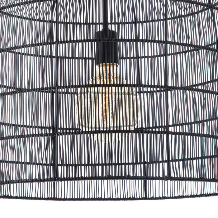 Regina Andrew - 16-1294BLK - One Light Pendant - Fresco - Black