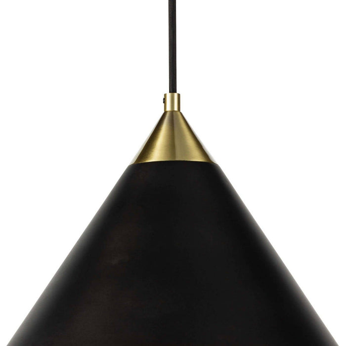 Regina Andrew - 16-1306BBNB - One Light Pendant - Hilton - Blackened Brass