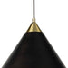 Regina Andrew - 16-1306BBNB - One Light Pendant - Hilton - Blackened Brass