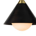 Regina Andrew - 16-1306BBNB - One Light Pendant - Hilton - Blackened Brass