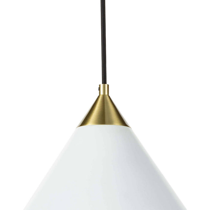 Regina Andrew - 16-1306WTNB - One Light Pendant - Hilton - White