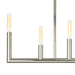 Regina Andrew - 16-1312PN - Six Light Linear Chandelier - Wolfe - Polished Nickel