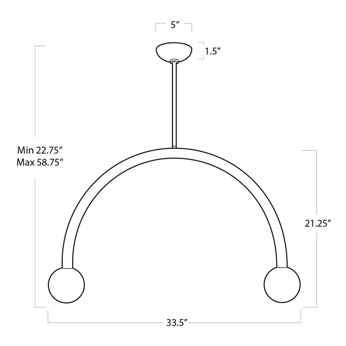 Regina Andrew - 16-1317ORB - LED Pendant - Happy - Oil Rubbed Bronze