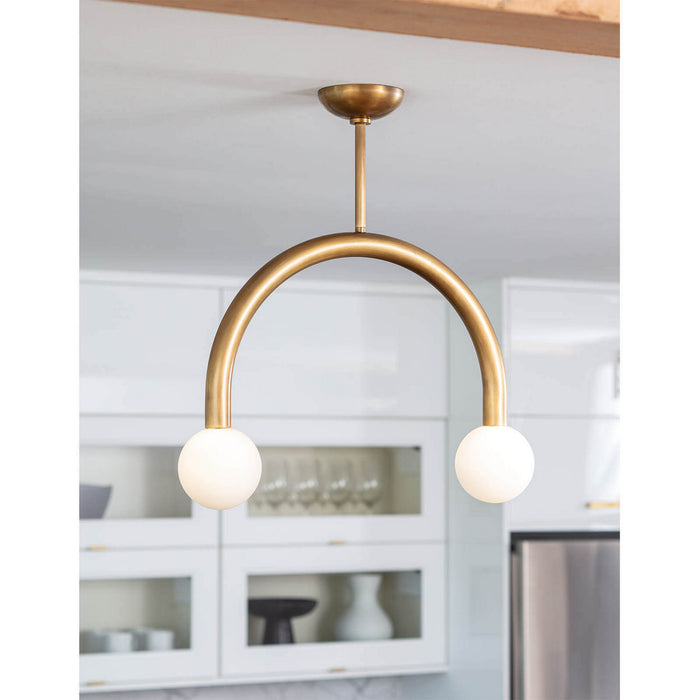 Regina Andrew - 16-1318NB - LED Pendant - Happy - Natural Brass