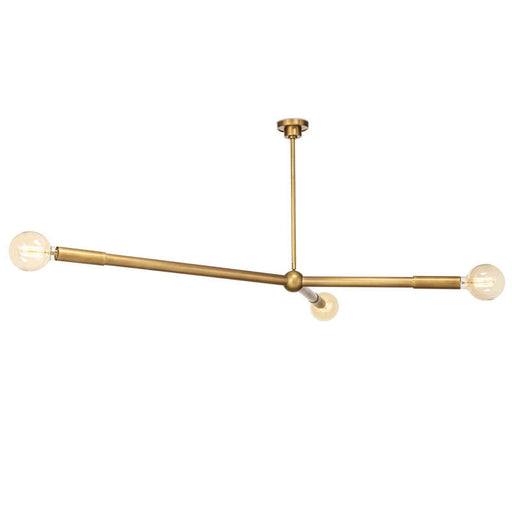 Regina Andrew - 16-1337NB - Three Light Chandelier - Talon - Natural Brass