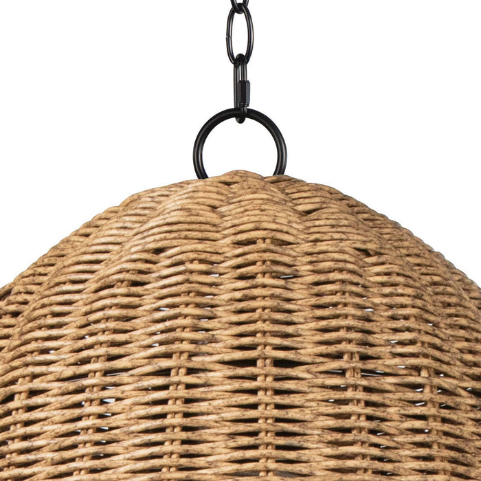 Regina Andrew - 17-1001NAT - One Light Outdoor Pendant - Beehive - Natural