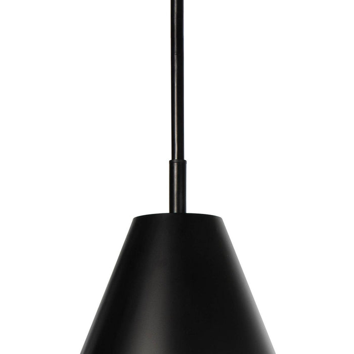 Regina Andrew - 17-1005BLK - One Light Pendant - Bluff - Black