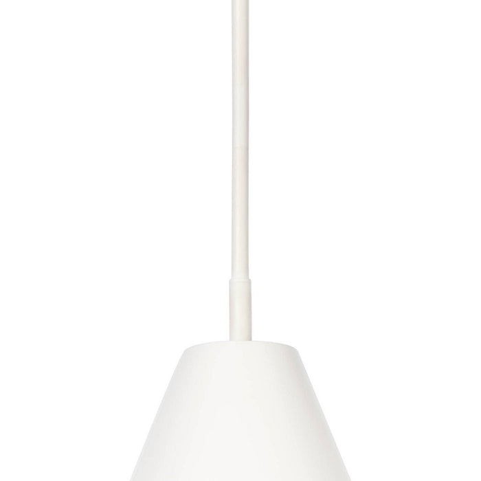 Regina Andrew - 17-1005WT - One Light Pendant - Bluff - White