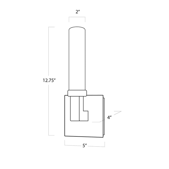 Regina Andrew - 17-1022 - One Light Outdoor Wall Sconce - Montecito - Black