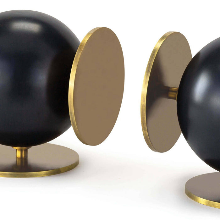 Regina Andrew - 20-1420 - Bookends - Grant - Blackened Brass