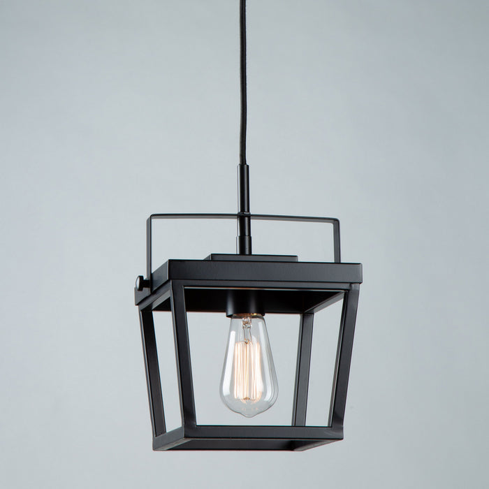 Artcraft - AC11700BK - One Light Pendant - Carriage - Black