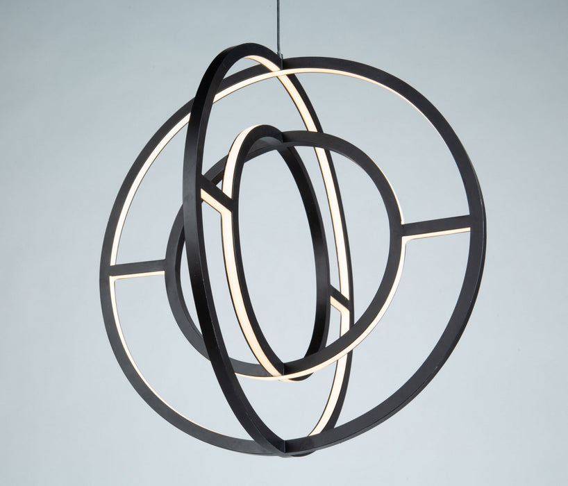 Artcraft - AC6659BK - LED Chandelier - Celestial - Matte Black