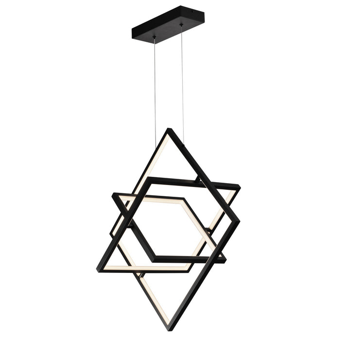 Artcraft - AC7627BK - LED Pendant - Graymar - Black