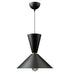 Artcraft - SC13292BK - One Light Pendant - Tempo - Matte Black and Brass