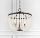 Crystorama - 604-MK-FR - Four Light Chandelier - Rylee - Matte Black