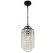 Crystorama - GAB-B7301-MK - One Light Chandelier - Gabrielle - Matte Black