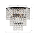 Crystorama - GAB-B7303-MK - Three Light Flush Mount - Gabrielle - Matte Black