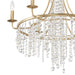 Crystorama - GAB-B7306-GA - Six Light Chandelier - Gabrielle - Antique Gold