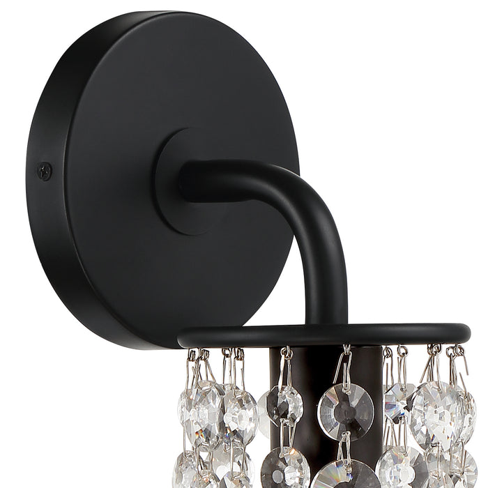 Crystorama - GAB-B7311-MK - One Light Wall Sconce - Gabrielle - Matte Black