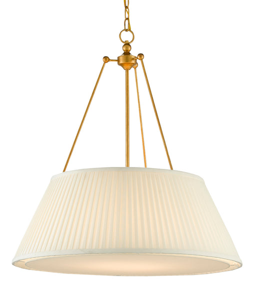 Currey and Company - 9000-0793 - LED Pendant - Lytham - Antique Gold Leaf/White