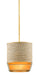 Currey and Company - 9000-0820 - Four Light Chandelier - Tenby - Contemporary Gold Leaf/Abaca Rope