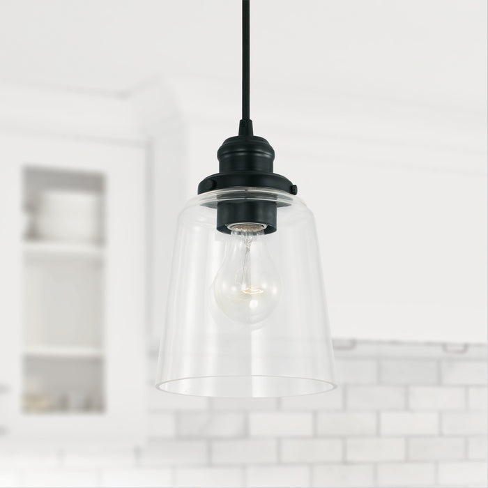 Capital Lighting - 3718MB-135 - One Light Pendant - Fallon - Matte Black