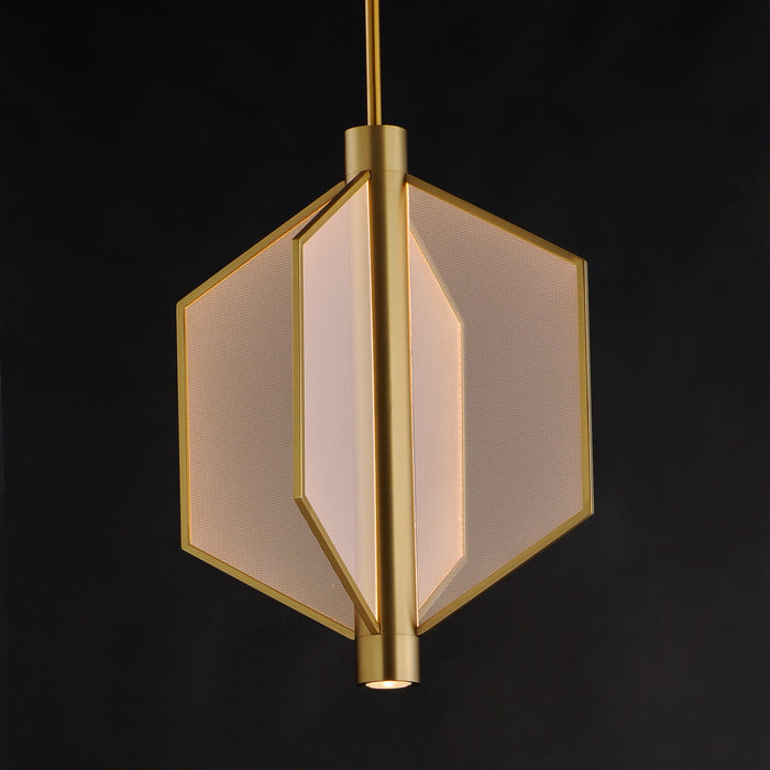 ET2 - E25136-133NAB - LED Pendant - Telstar - Natural Aged Brass