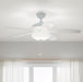 Kichler - 330161MWH - 52"Ceiling Fan - Renew Select - Matte White