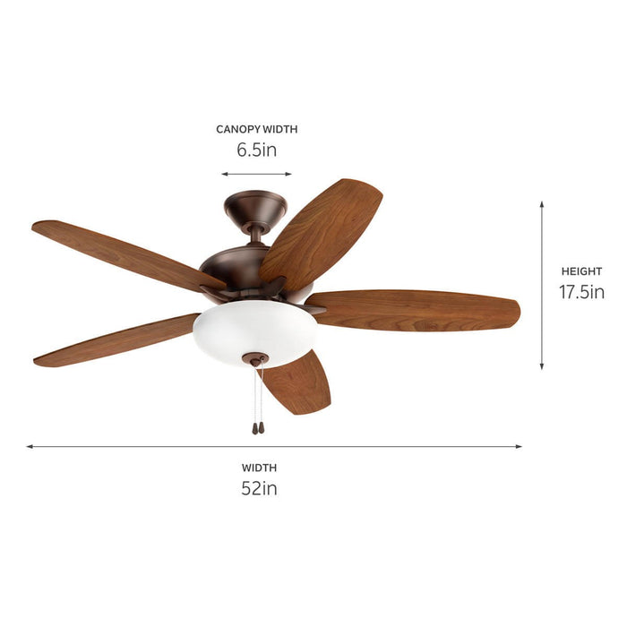 Kichler - 330161OBB - 52"Ceiling Fan - Renew Select - Oil Brushed Bronze