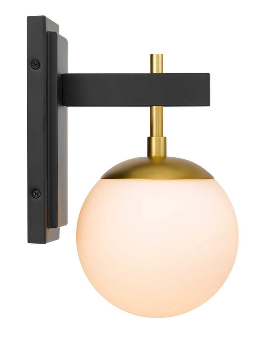 Varaluz - 352B01BLSB - One Light Bath - Allie - Black/Satin Brass