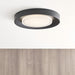 Visual Comfort Modern - 700FMHLO16B-LED927 - LED Flush Mount - Hilo - Nightshade Black